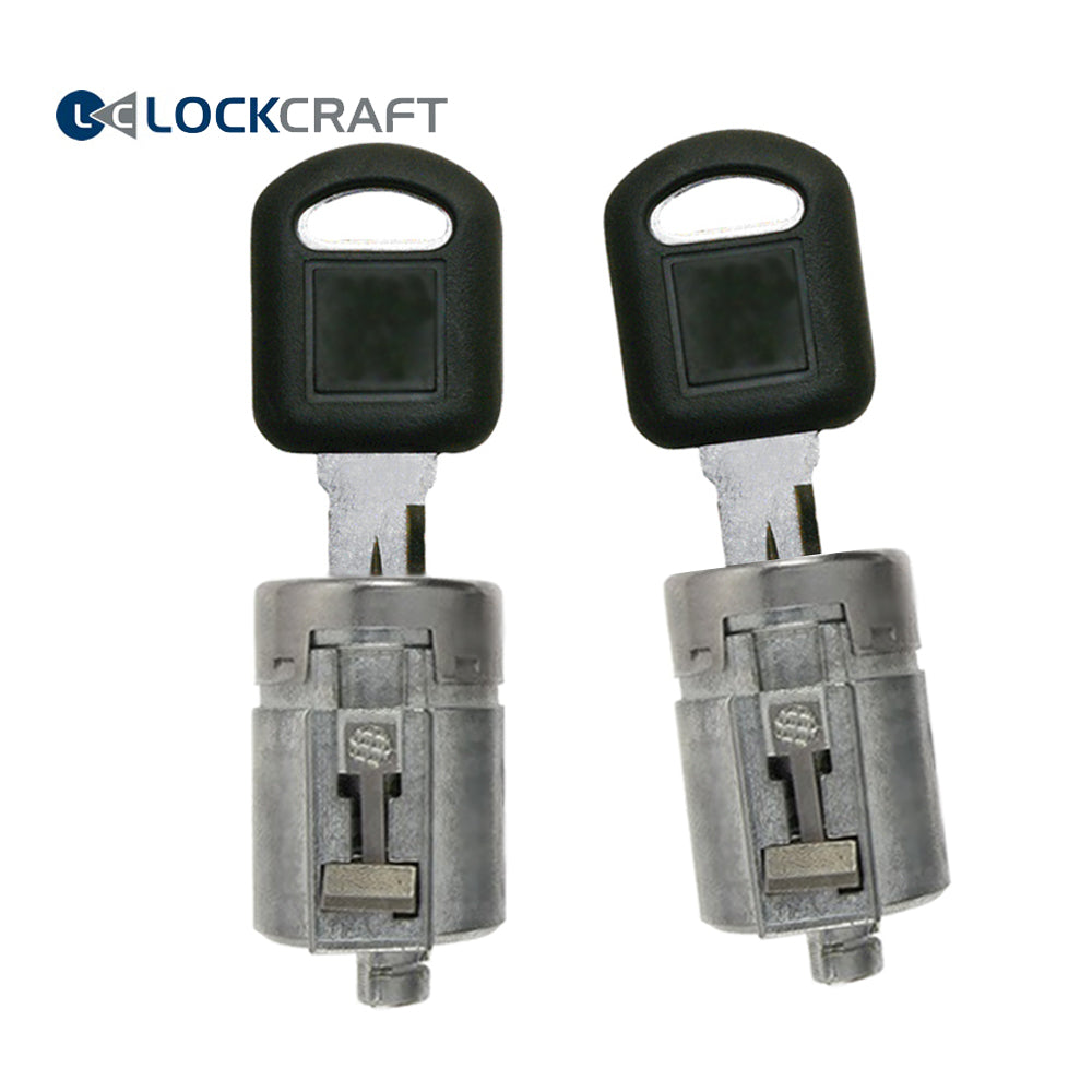 1995 - 2000 Lockcraft Cadillac Chevrolet Dodge GMC Door Lock Coded - Chrome Finish / DL1988