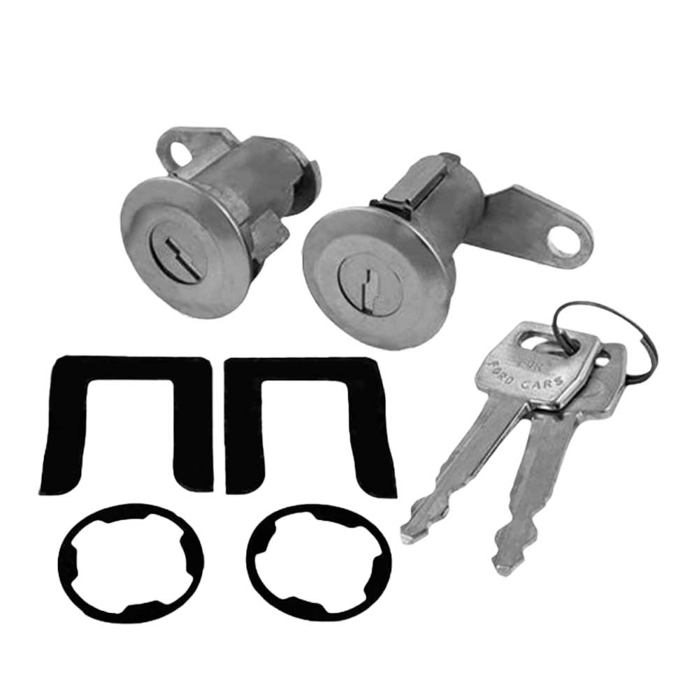 1965 - 1983 ASP Ford/Mercury Pin Tumbler Door Set w/Ignition Key (DL1550)