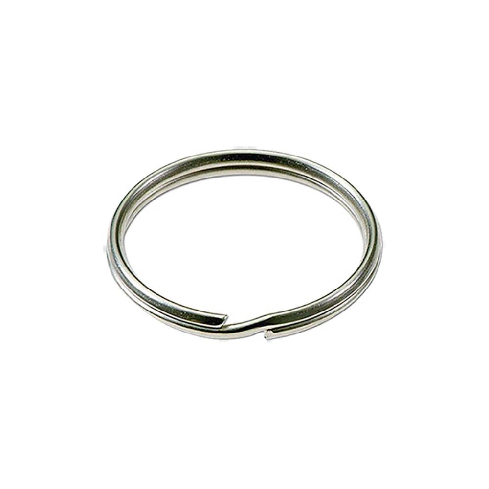 Lucky Line - 76602 - 1-1/4" Split Key Rings Multiple Keys Securely - Nickel-Plated Tempered Steel - 2 Pack