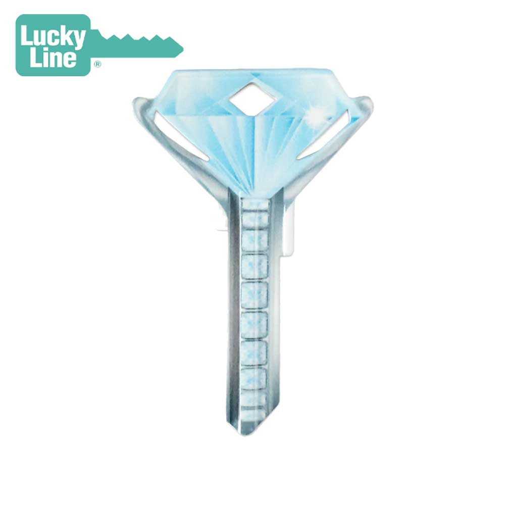 Lucky Line - B102S - Diamond Ring Key Shapes - Schlage (SC1) - 5 Pack