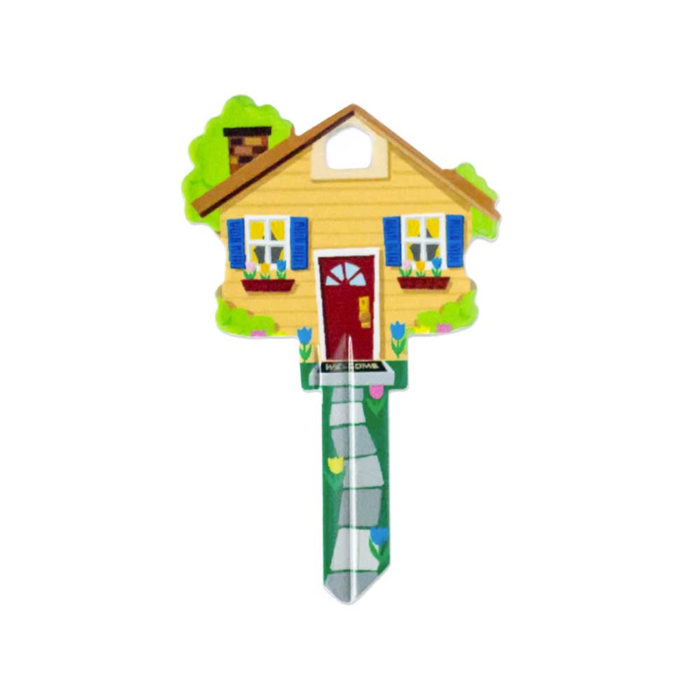 Lucky Line - B105K - Home Key Shapes - Kwikset (KW1) - 5 Pack