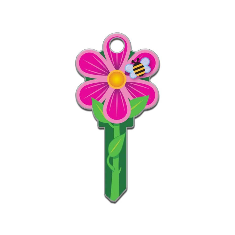 Lucky Line - B106K - Flower Key Shapes - Kwikset (KW1) - 5 Pack