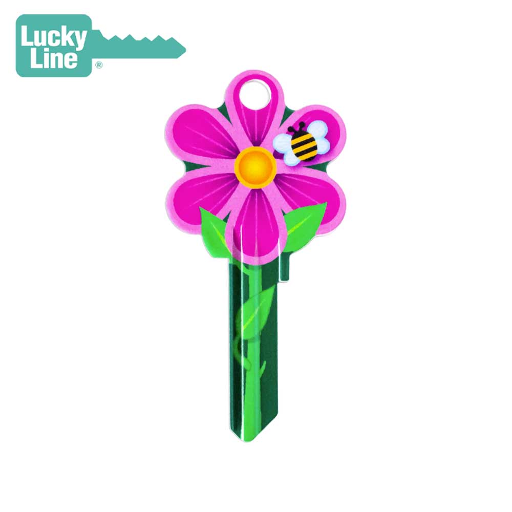 Lucky Line - B106S - Flower Key Shapes - Schlage (SC1) - 5 Pack