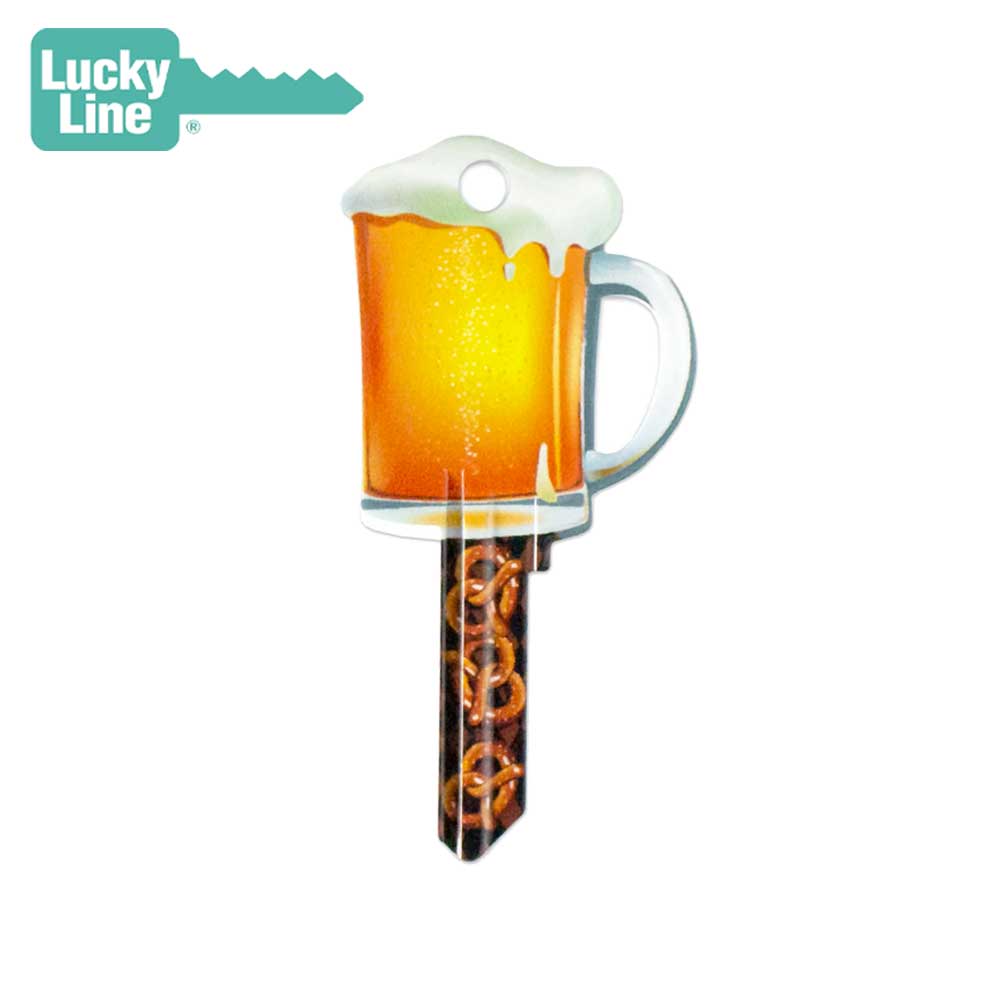 Lucky Line - B110S - Beer Mug Key Shapes - Schlage (SC1) - 5 Pack