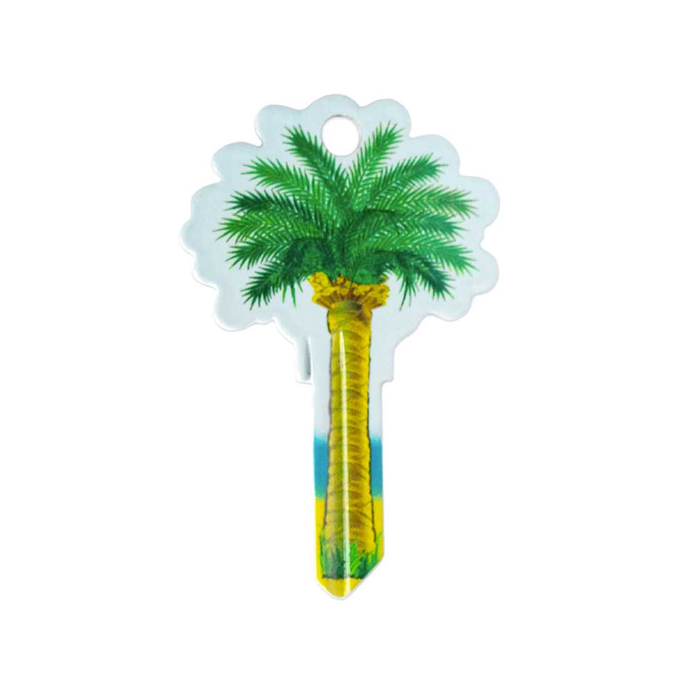 Lucky Line - B112K - Palm Tree Key Shapes - Kwikset (KW1) - 5 Pack