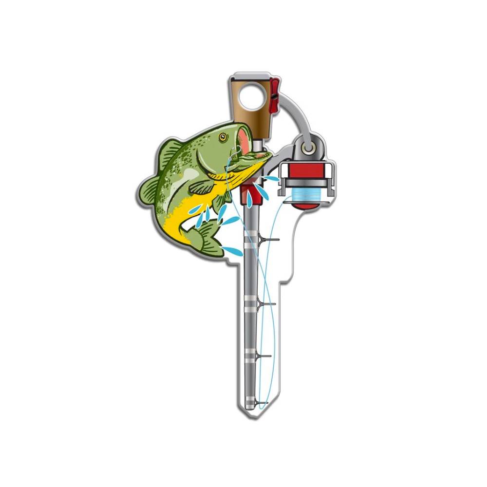 Lucky Line - B117K - Fishing Key Shapes - Kwikset (KW1) - 5 Pack