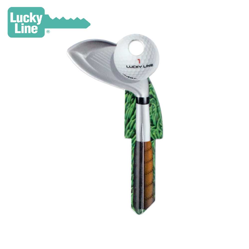 Lucky Line - B119K - Golf Key Shapes - Kwikset (KW1) - 5 Pack
