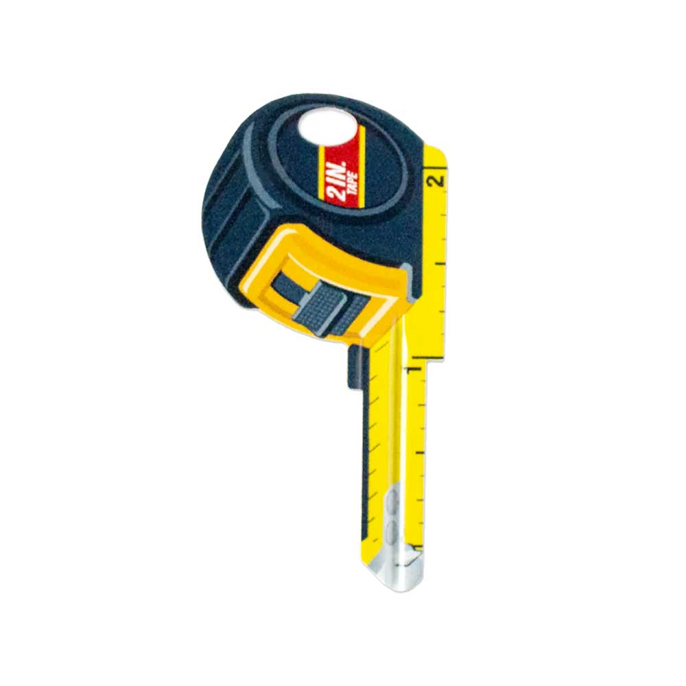 Lucky Line - B126K - Tape Measure Key Shapes - Kwikset (KW1) - 5 Pack