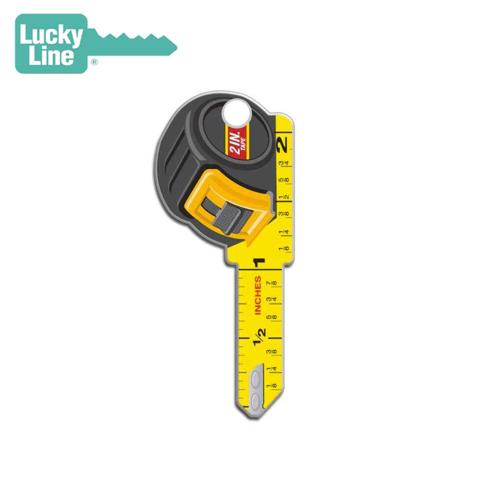 Lucky Line - B126S - Tape Measure Key Shapes -Schlage - SC1 - 5 Pack