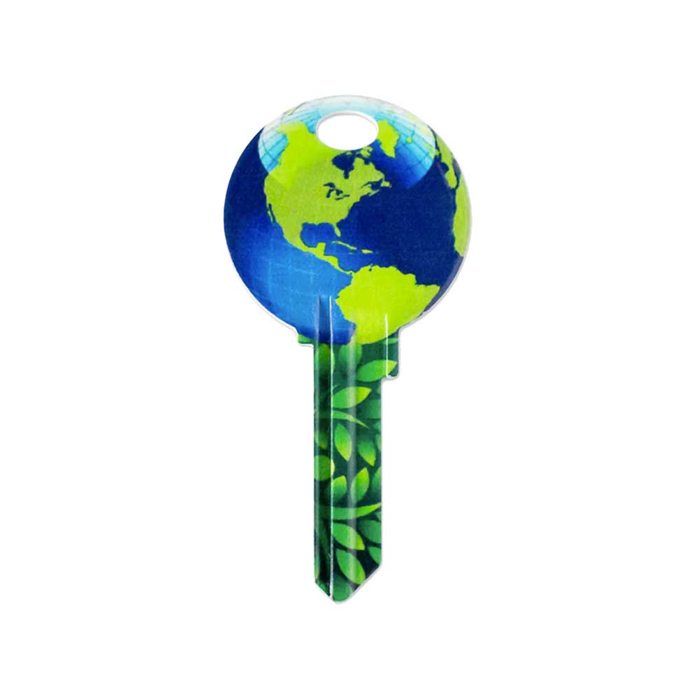 Lucky Line - B127S - Earth Key Shapes - Schlage (SC1) - 5 Pack