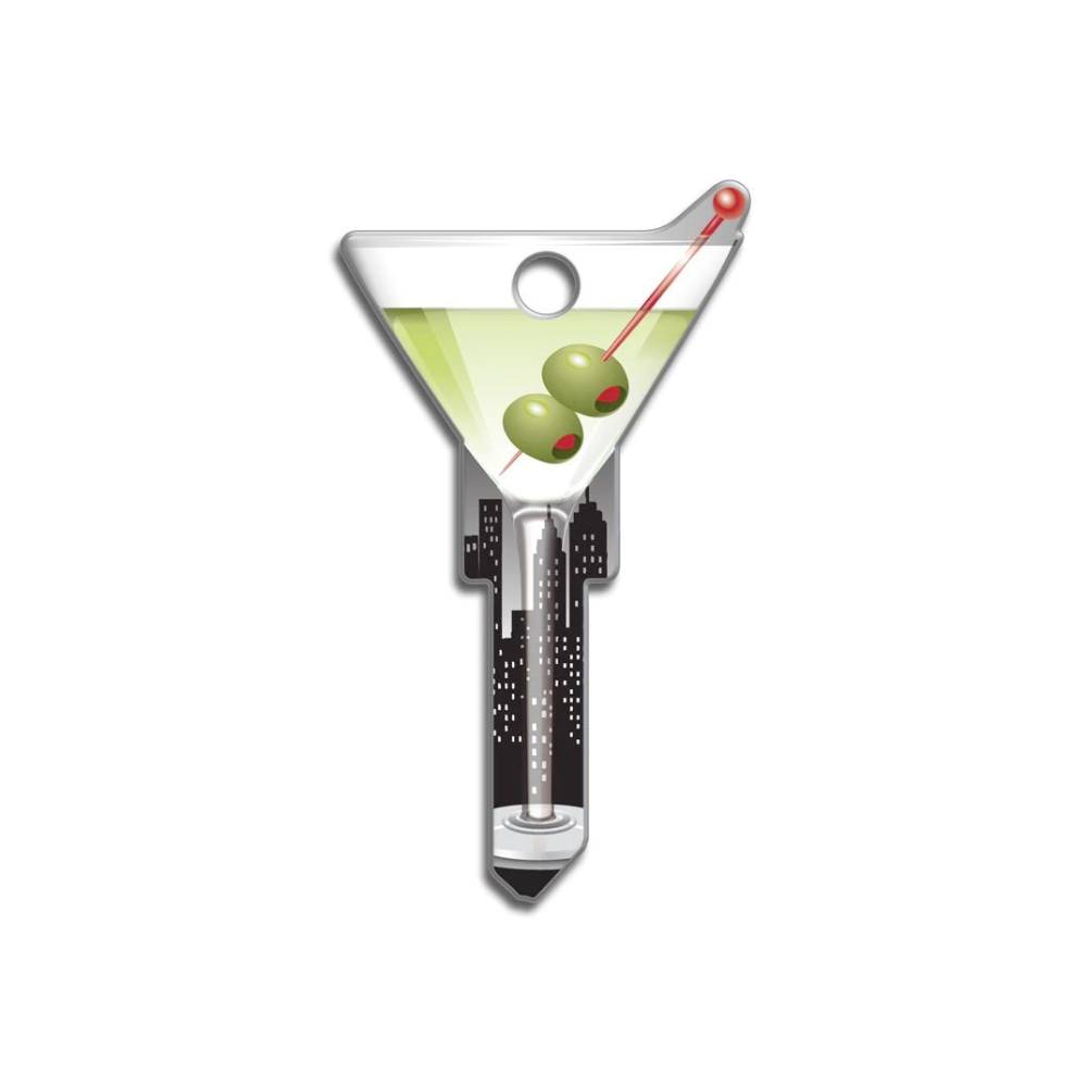 Lucky Line - B133K - Martini Key Shapes - Kwikset (KW1) - 5 Pack