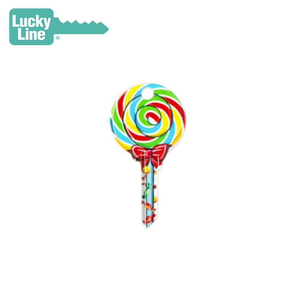 Lucky Line - B140K - Lollipop Key Shapes - Kwikset (KW1) - 5 Pack