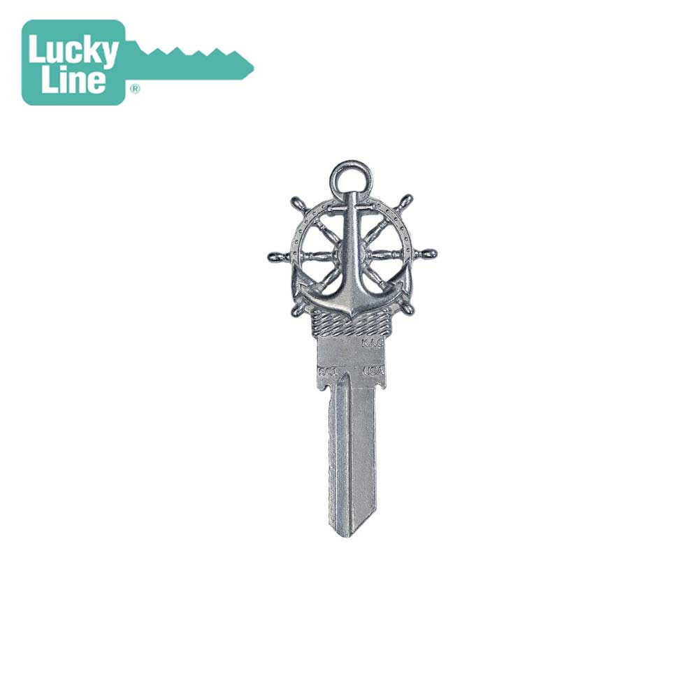Lucky Line - B304K - Forged Anchor Key Shapes - Kwikset (KW1) - 5 Pack
