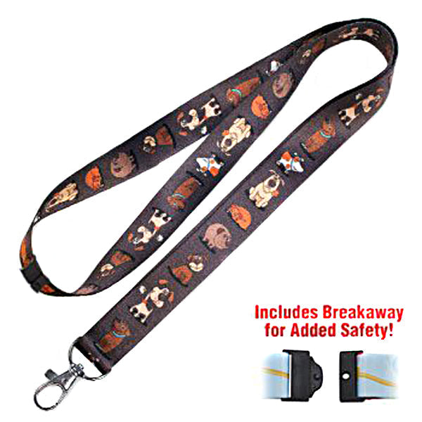 C204 Dog Designer Lanyard