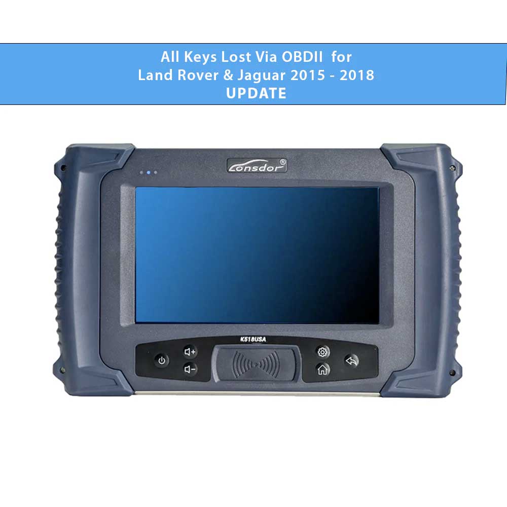 Lonsdor K518USA Key Programmer with JLR Cable and Software for Land Rover and Jaguar
