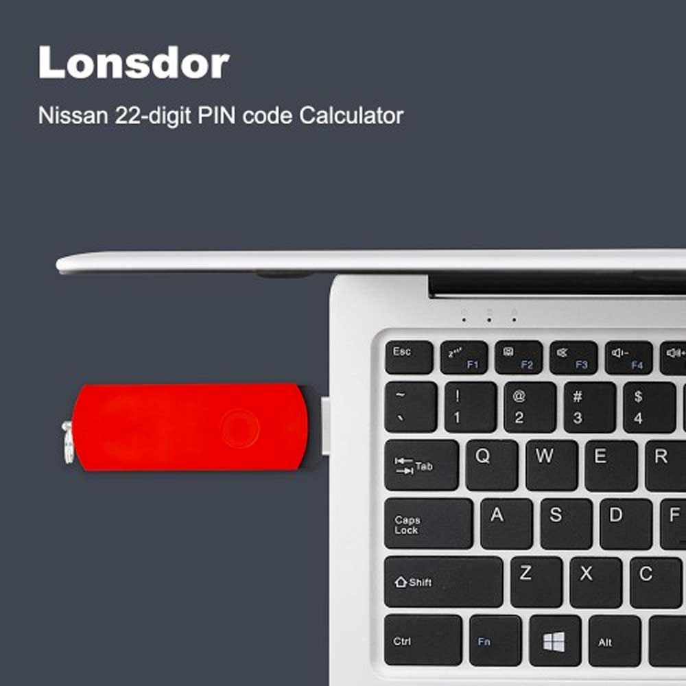 Lonsdor Nissan 22-digit PIN Code Calculator with 20 Times Calculation