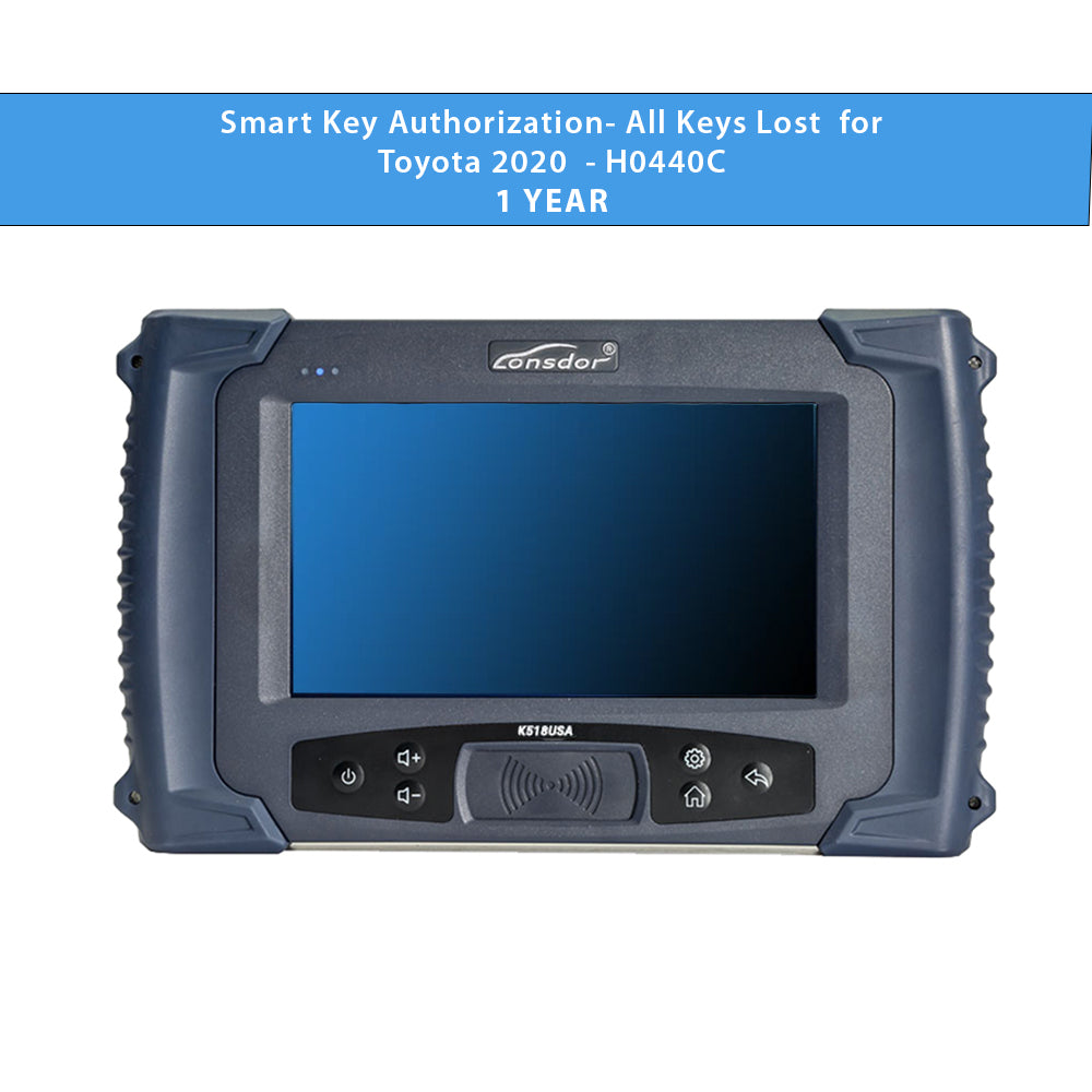 Lonsdor K518USA 1 Year Authorization for 2020 Toyota H0440C Smart Key