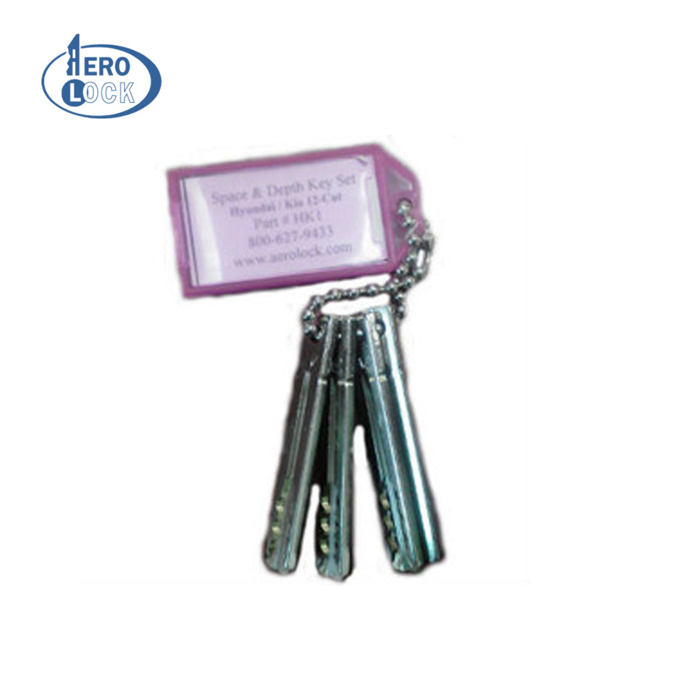 Aerolock - HK1 Hyundai-Kia 12-Cut LXP90 Space & Depth Keys