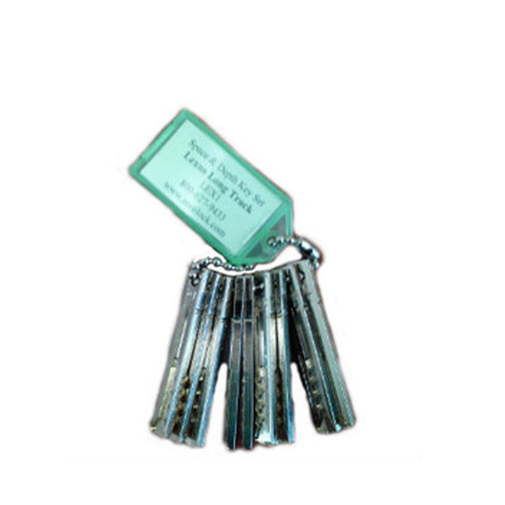 Aerolock - LEX1 Lexus TOY40 (Long) LXP90 Space & Depth Keys
