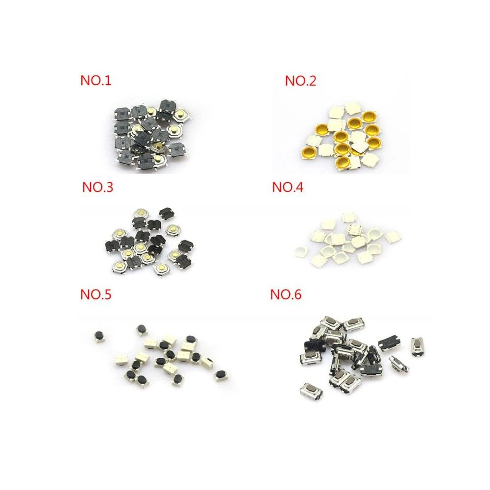 ECS AUTO PARTS Automobile remote PCB board button (21 kinds, every kinds of 20pcs)