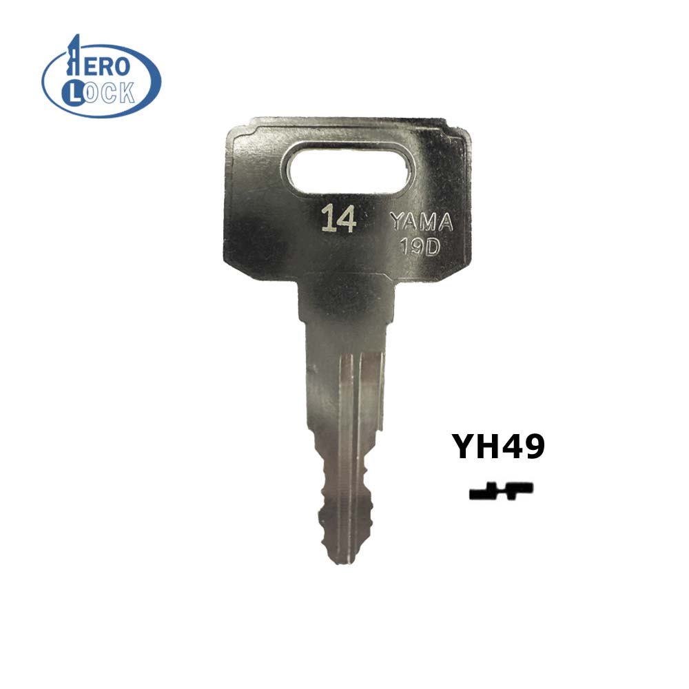 AeroLock TO-30A (YH49) Yamaha/Suzuki 1981+ All Locks Try-Out Key Set 16 Keys