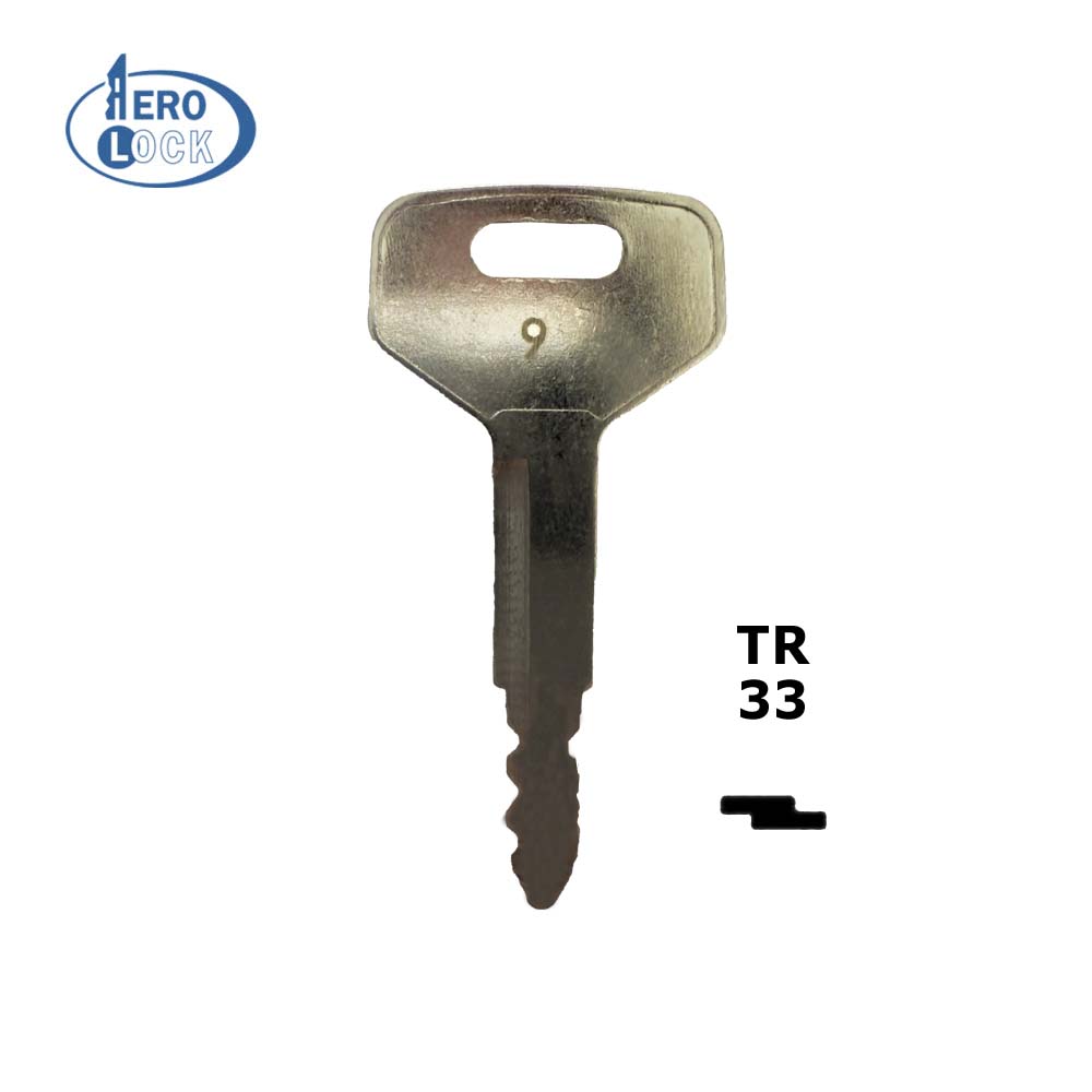 AeroLock TO-6 Try-Out Set for Toyota All Locks TR33 - 32 Keys