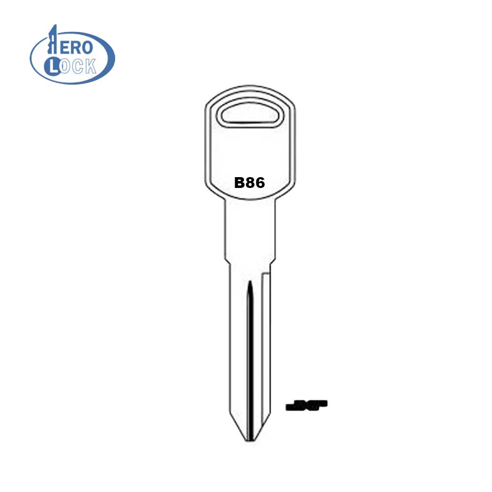 AeroLock TO-91 (GM39) GM Door Locks Try-Out Key Set 128 Keys