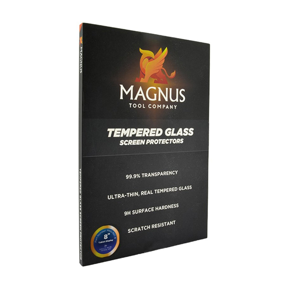 Magnus 8" Tempered Glass Screen Protector for AutoProPad and Nitro Devices (Pack of 2)