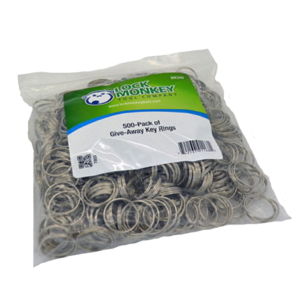 LOCK MONKEY MK340 3/4" Give-Away Key Rings (500 Pack)