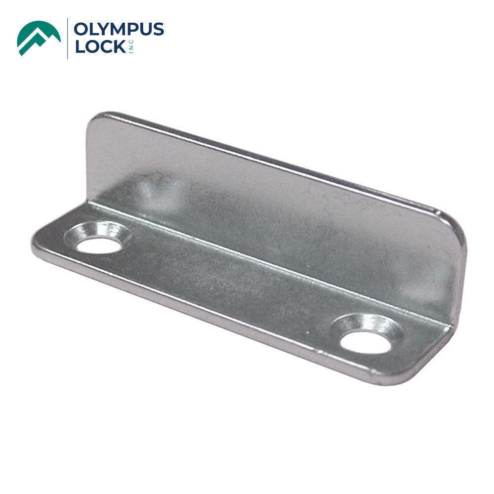 OLYMPUS LOCK - 12-3 -1/2" Medium Angle Strike - 26D - Satin Chrome