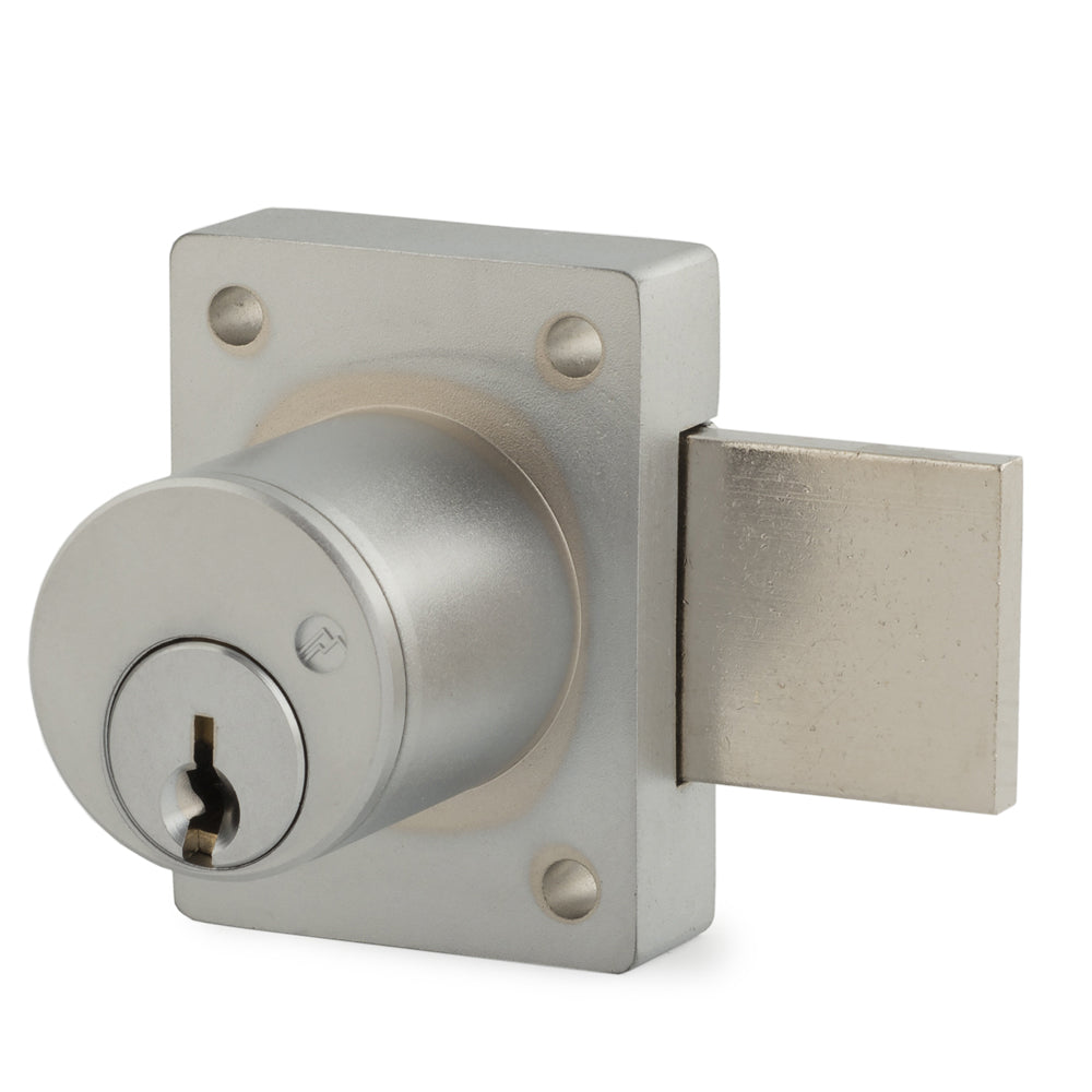 OLYMPUS LOCK - 700S - Cabinet Door Deadbolt Lock - 1-1/8" - Schlage C - 26D - Satin Chrome - KA 101 - Grade 1
