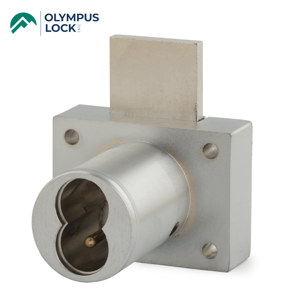 OLYMPUS LOCK - 721DW - IC Core Deadbolt Cabinet Drawer Lock - BEST SFIC - 26D - Satin Chrome - Grade 1