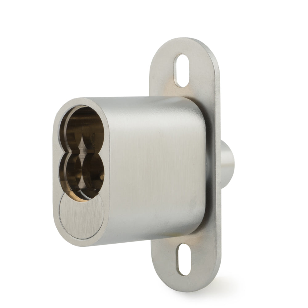 OLYMPUS LOCK - 722S - IC Core Plunger Lock for Sliding Doors - BEST SFIC - 26D - Satin Chrome