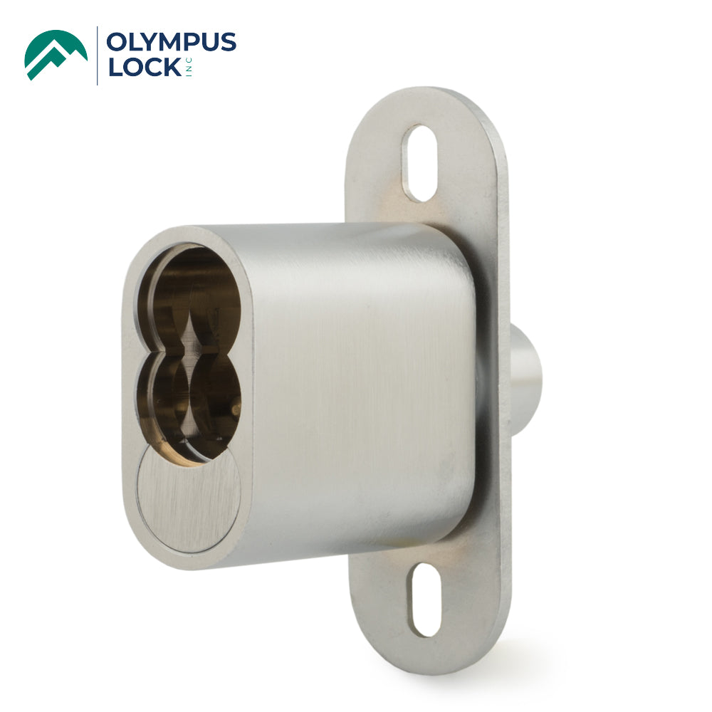 OLYMPUS LOCK - 722S - IC Core Plunger Lock for Sliding Doors - BEST SFIC - 26D - Satin Chrome
