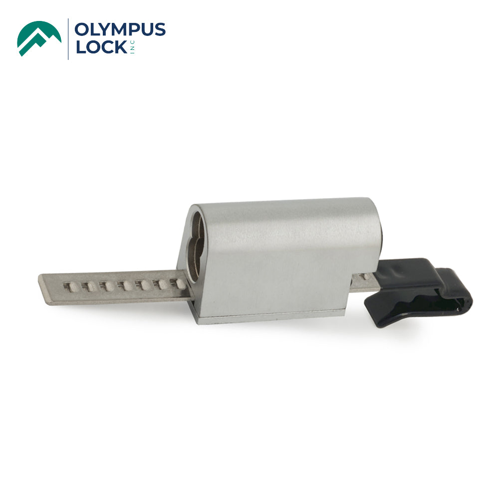 OLYMPUS LOCK - 729R - IC Core Sliding Door / Showcase Ratchet Lock - BEST SFIC - 26D - Satin Chrome