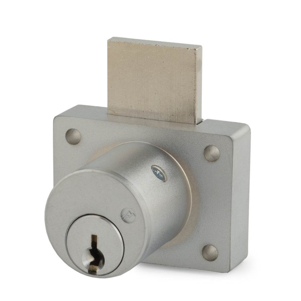 OLYMPUS LOCK - 800S - Cabinet Drawer Deadbolt Lock - 1-1/8" - Schlage C - 26D - Satin Chrome - KD - Grade 1