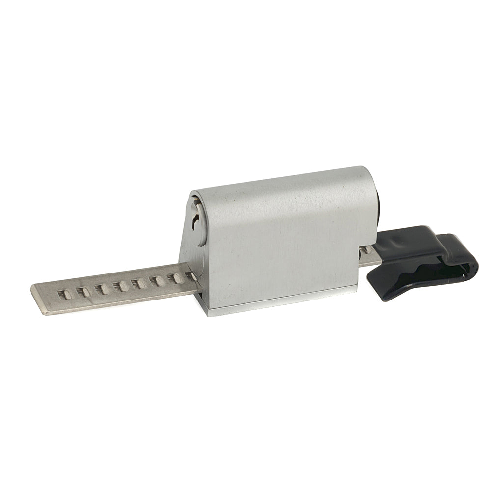 OLYMPUS LOCK - 829R - Sliding Door / Showcase Ratchet Lock - Schlage C - 26D - Satin Chrome - KA 101