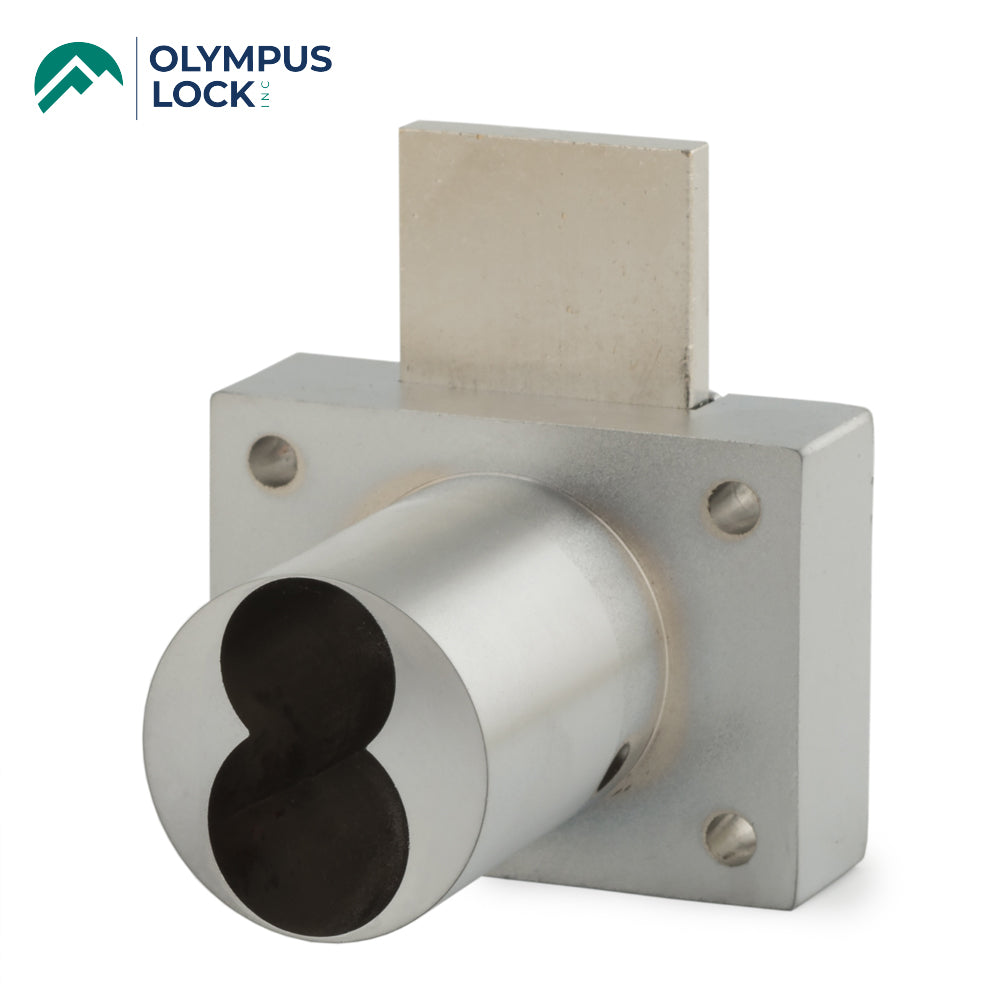 OLYMPUS LOCK - 888ICP - IC Core Deadbolt Cabinet Drawer Lock - BEST LFIC - 26D - Satin Chrome - Grade 1