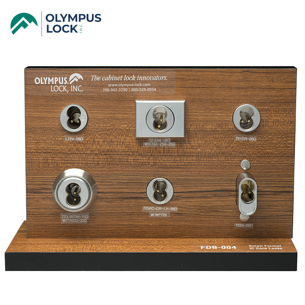 OLYMPUS LOCK - Display Board - Small Format IC Locks