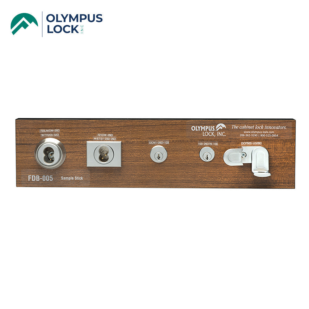 OLYMPUS LOCK - Display Board - Sample Stick
