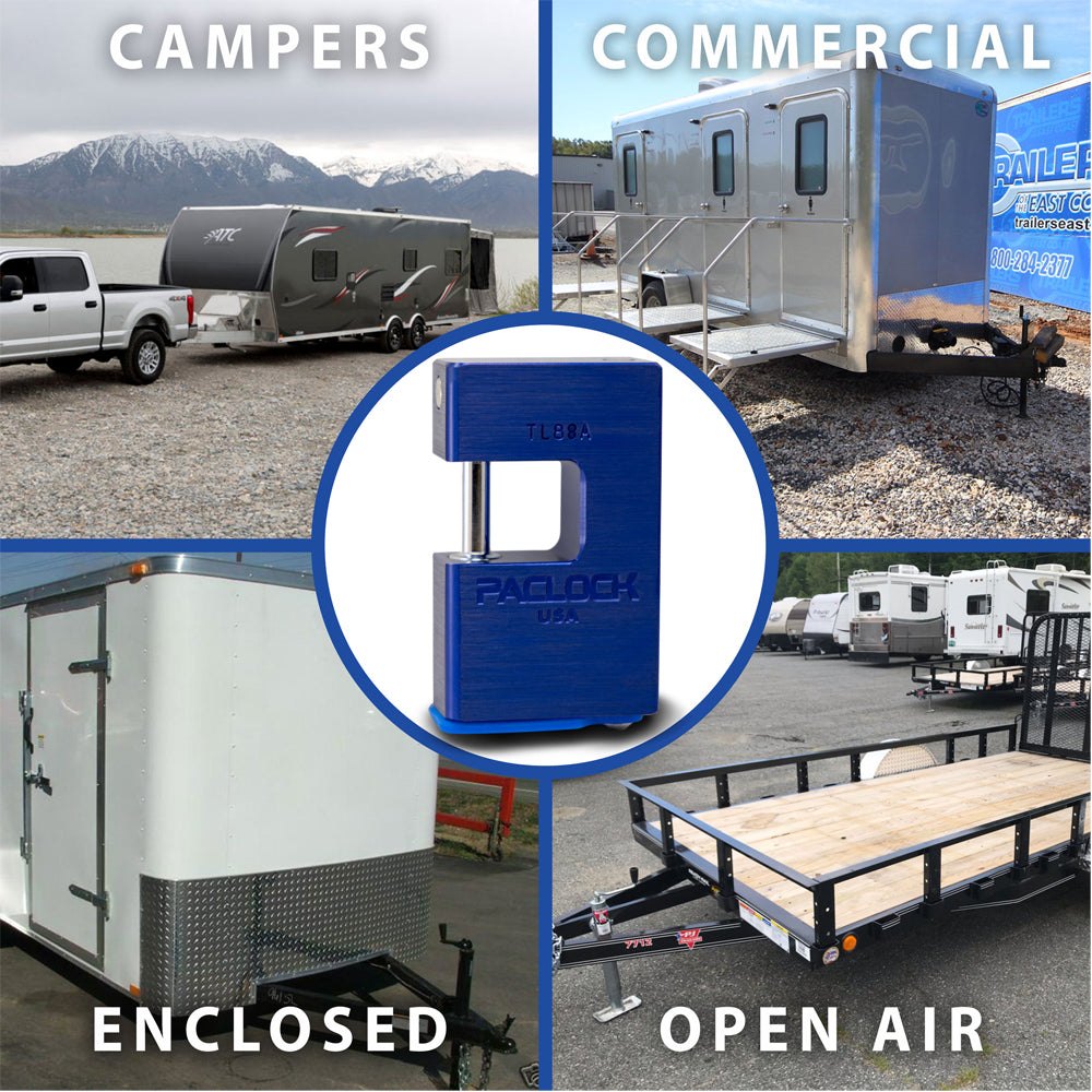 PACLOCK Hidden-Shackle Trailer Coupler Lock TL88A Series - Replaced by UCS-88A