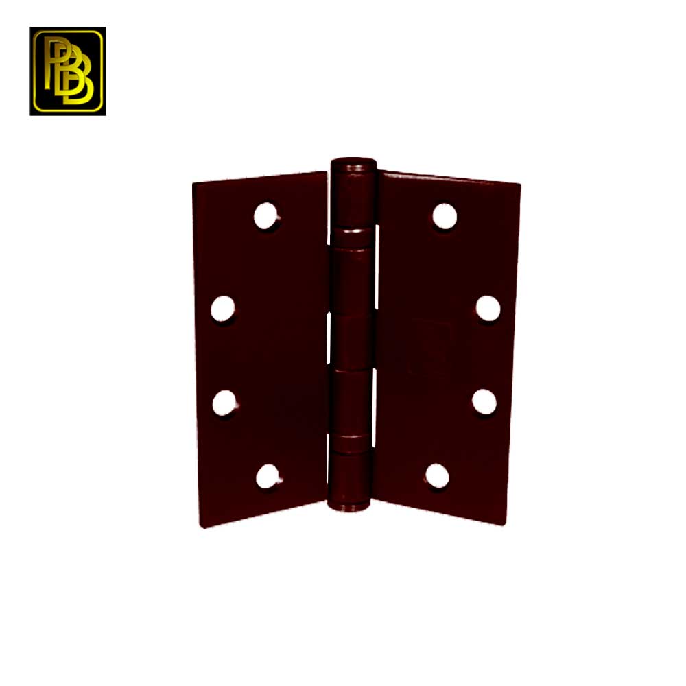 PBB - BB81640 - Ball Bearing Full Mortise 4.5x4.5" 640 US10B Dark Bronze Waxed Architectural Steel Hinge