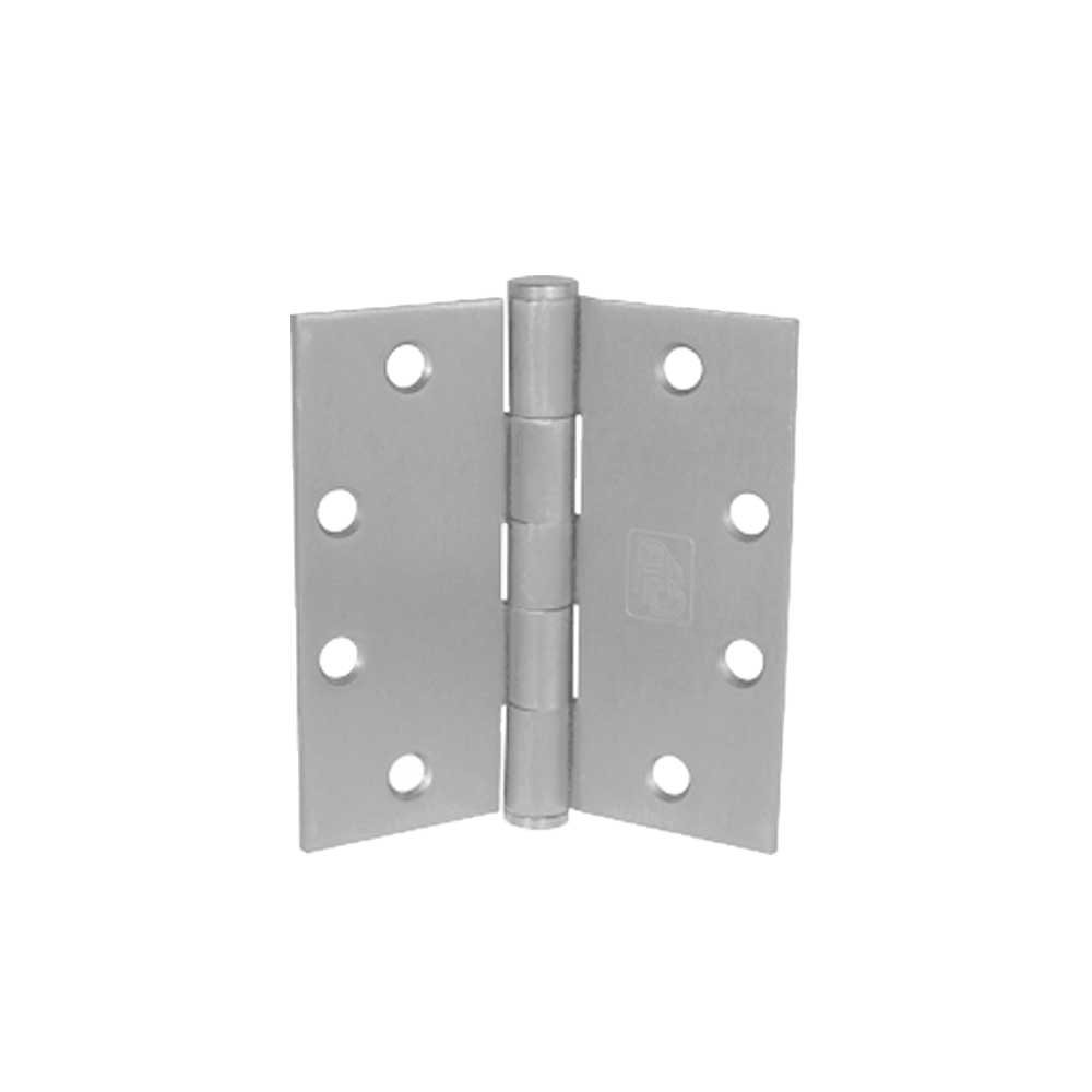PBB - PB813535652R - Plain Bearing Full Mortise 3.5x3.5" 652 US26D 1/4"RC Satin Chrome Architectural Steel Hinge Grade 3