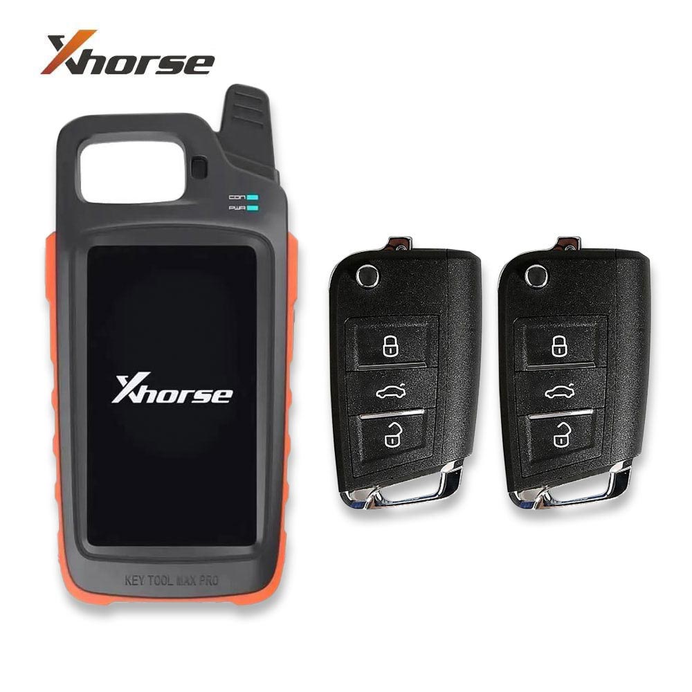 Xhorse VVDI Key Tool MAX PRO Remote Generator with 2 PCS XEMQB1EN Super Remote Key MQB 3B Built-in Super Chip English