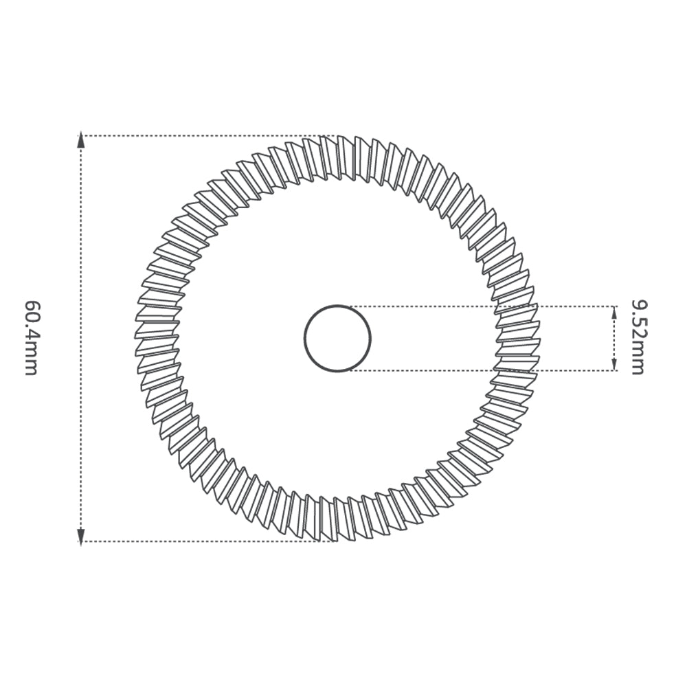 P-1082 - High Grade HSS M35 60.4mm (84°) Angle Milling Cutter for Gladaid GL & Silca Delta