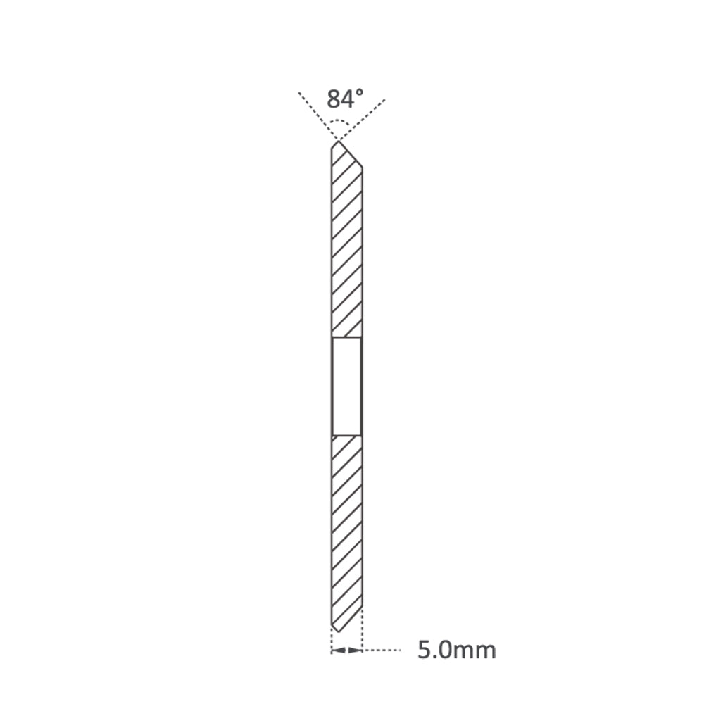 P-1767 - High Grade HSS M35-Coating 80mm (84°) Angle Milling Cutter for JMA, JZ, Keyline & Silca