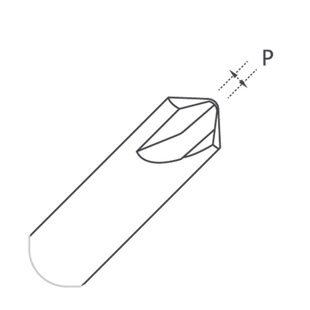 P-2521 - High Grade Carbide 0.4mm (90°) Dimple Cutter for Silca Futura