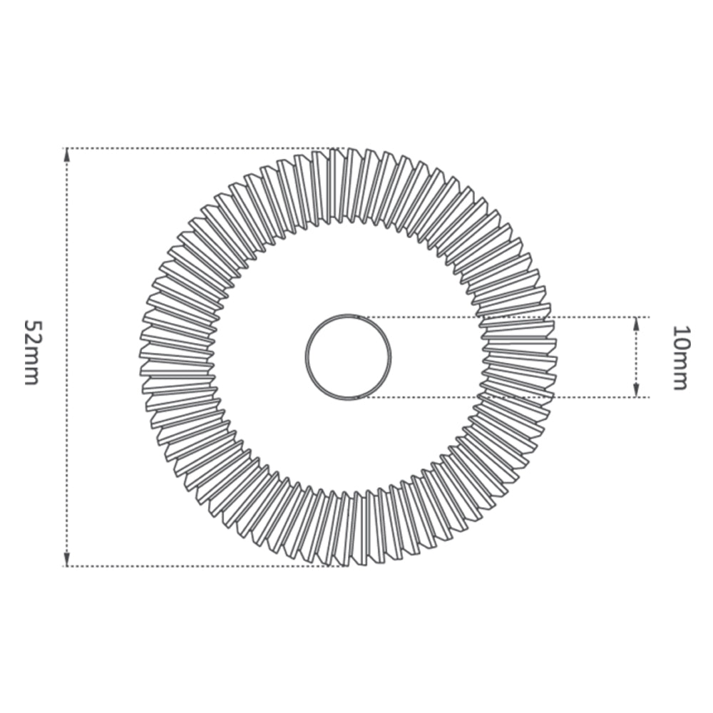 P-3616 - High Speed Steel Angle Mill Cutter - 40° - for 3D Elite HPC and ILCO Machines