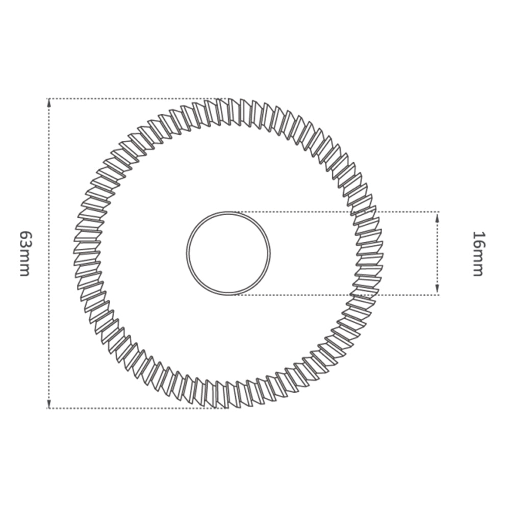 P-3752 - High Grade Solid Carbide 63mm (70°) Angle Milling Cutter for JMA, JZ, Keyline & Silca