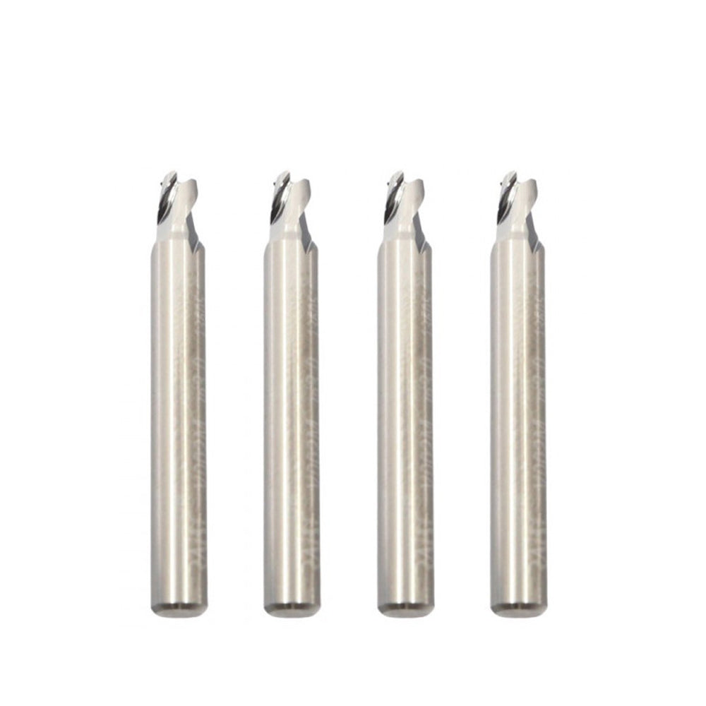 High Grade Set of 4 End Mill Cutters for Keyline Ninja, Versa & Vortex